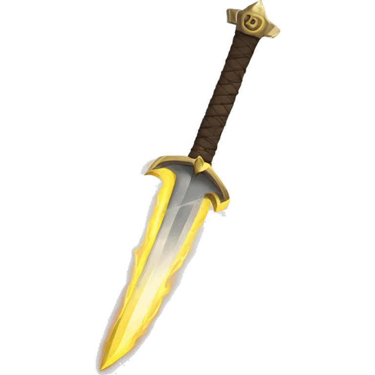 sword with lightnings emoji