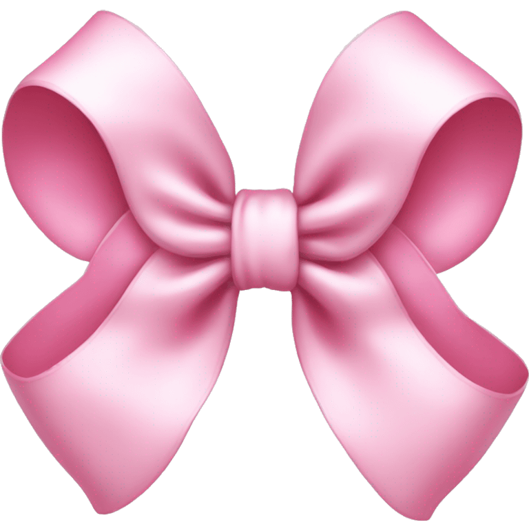 light pink girly bow emoji