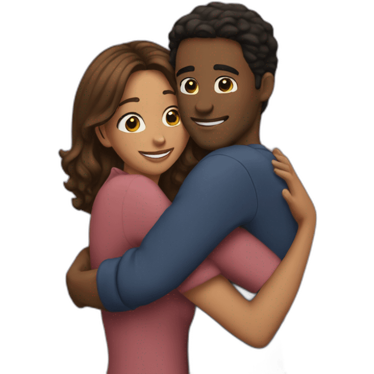 Friends tv show cast hug emoji