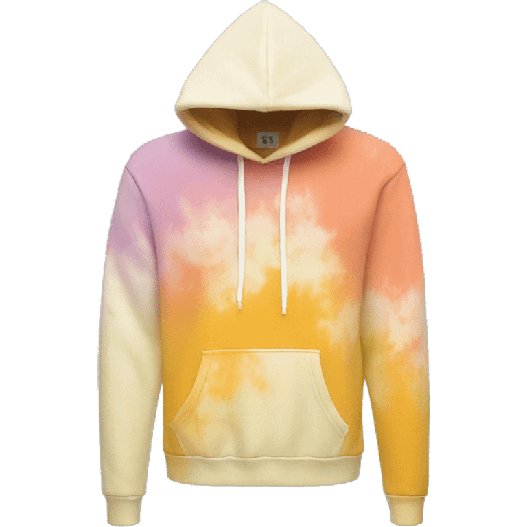 Bleach dyed hoodie emoji