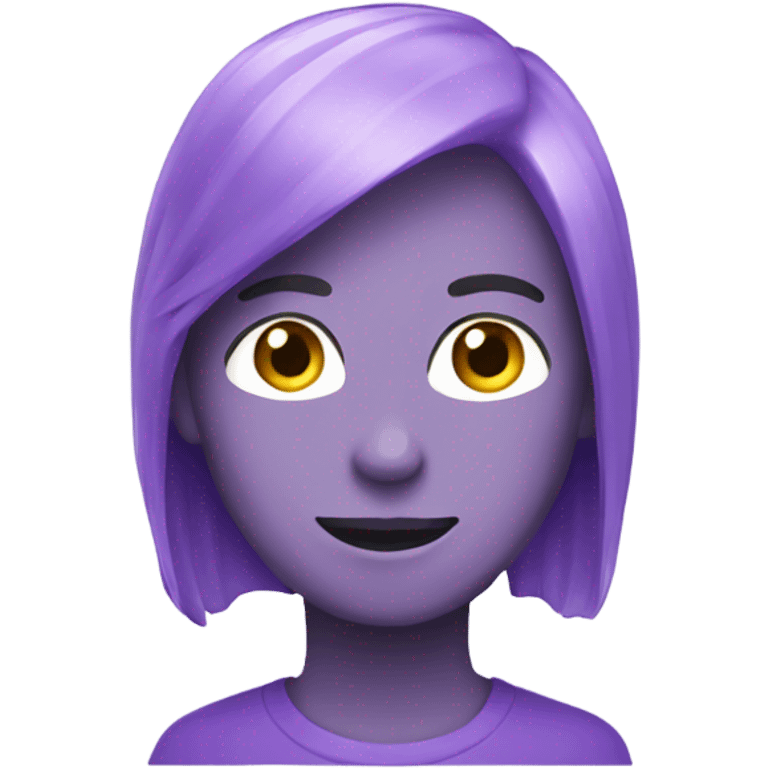 light purple clip emoji