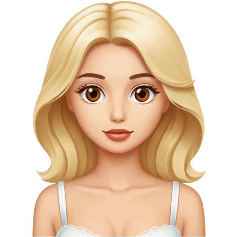 Luxury blonde model, brown eyes, honeymoon traveling in italy emoji