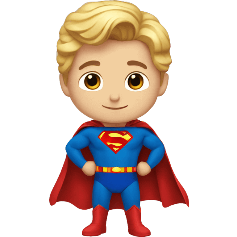 Cute Superman emoji