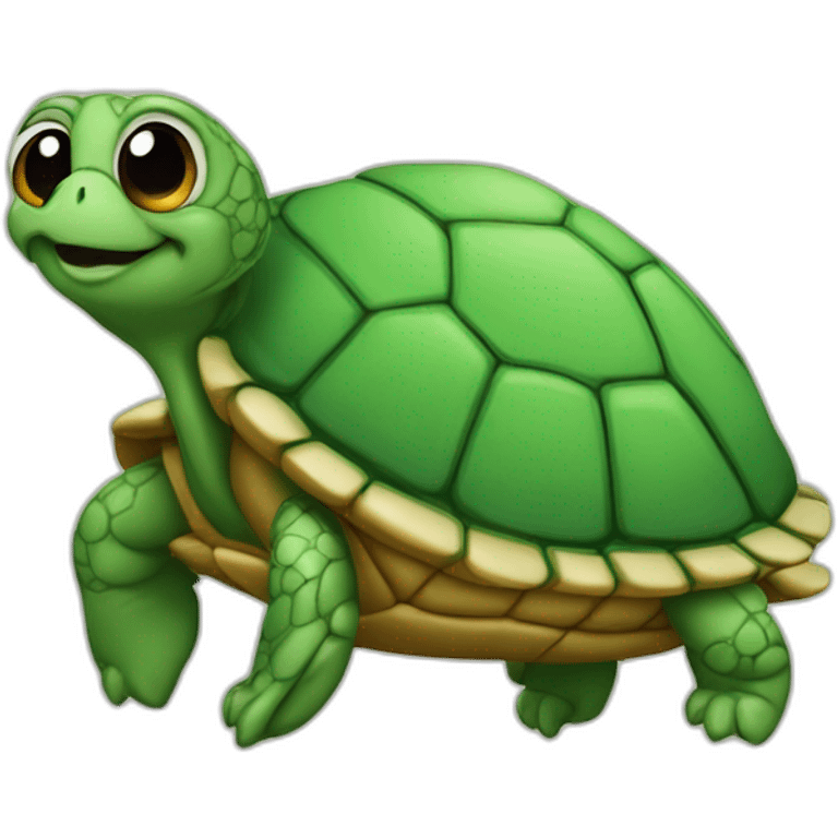 Tortue sur canapé emoji