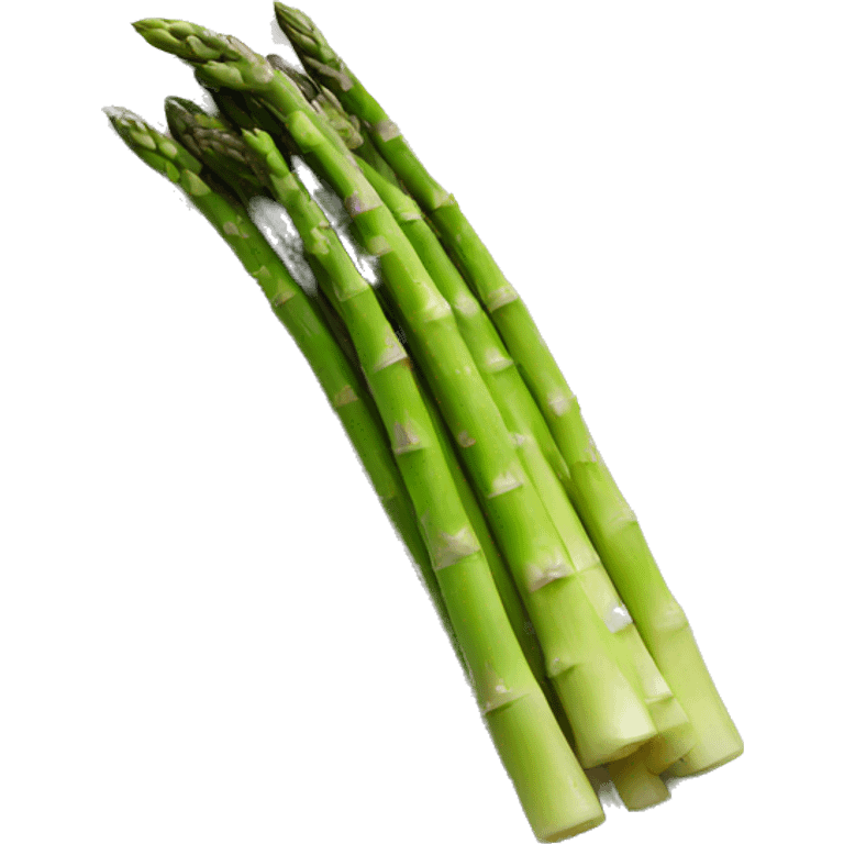 Asparagus on a plate emoji