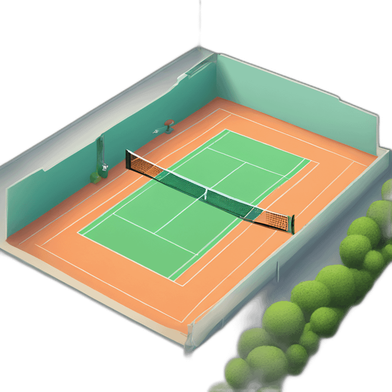 padel tennis court emoji