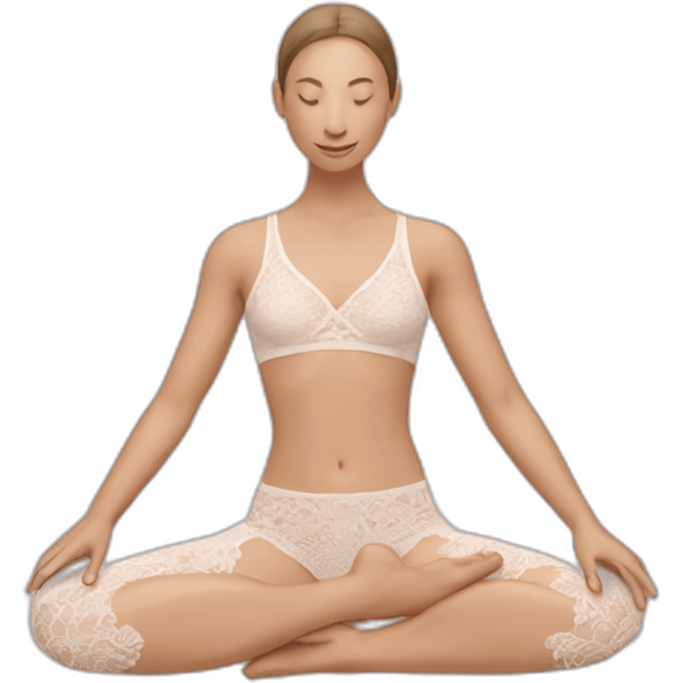 Marjaryasana lace emoji