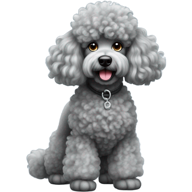 Grey Poodle emoji