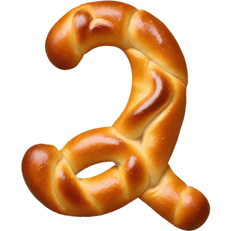 S shaped pretzel emoji