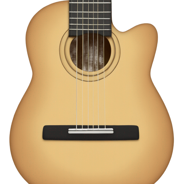 acoustic guitar emoji