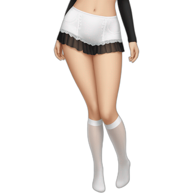 white-knickers-white-stockings-black-skirt emoji