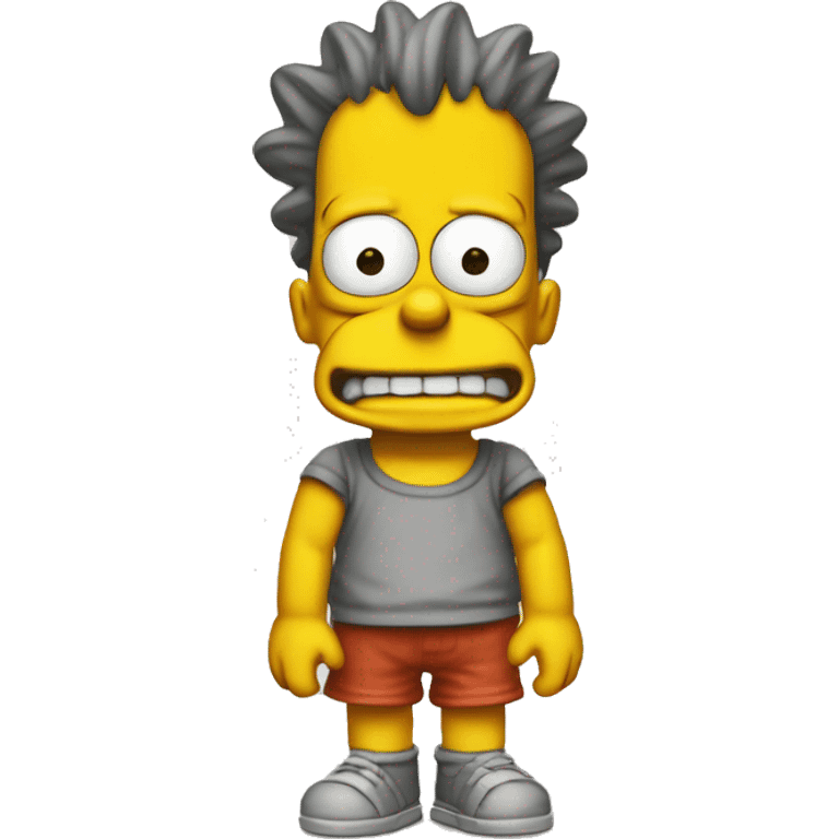 Bart Simpson rapero emoji