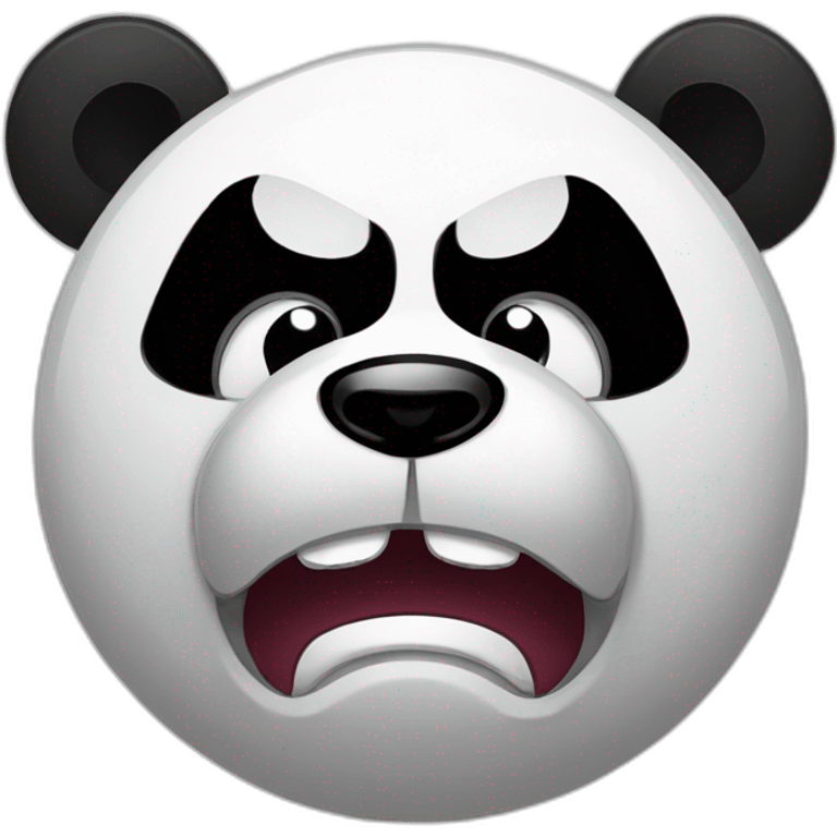 Panda angry 😡 emoji