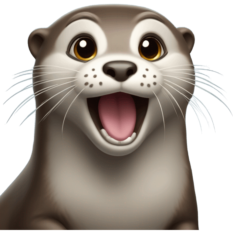 Otter that is shocked  emoji