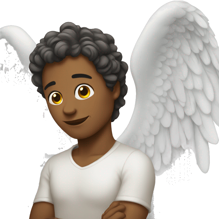 Angel in love emoji