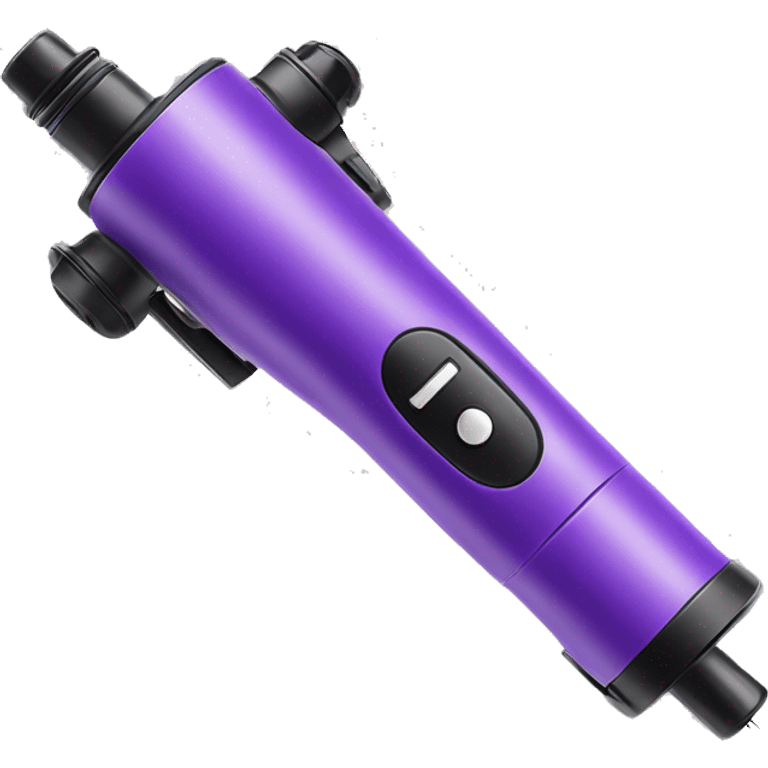 Purple wireless tattoo machine emoji