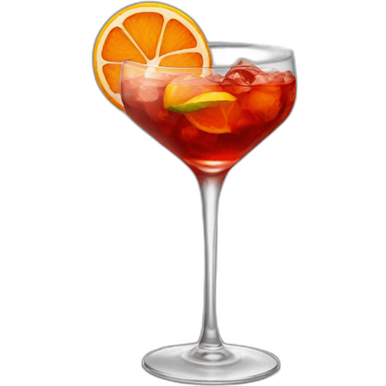 negroni drink emoji