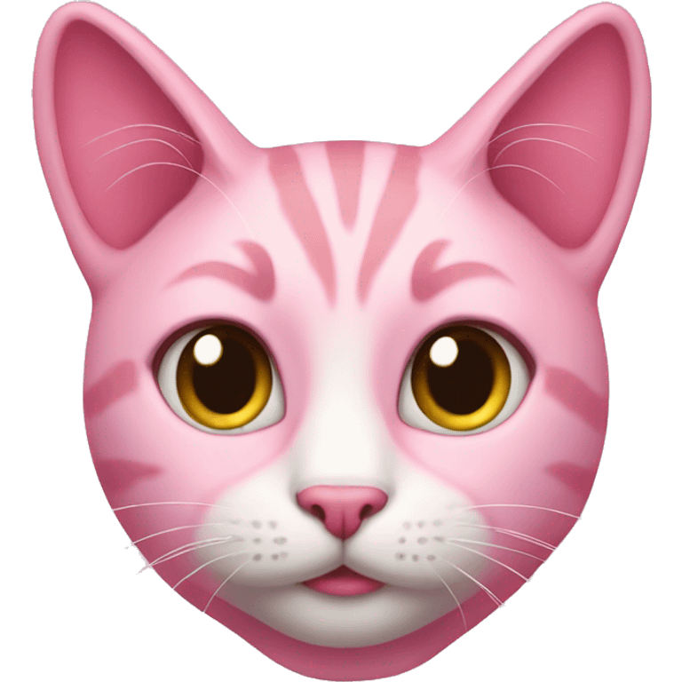 cat pink emoji