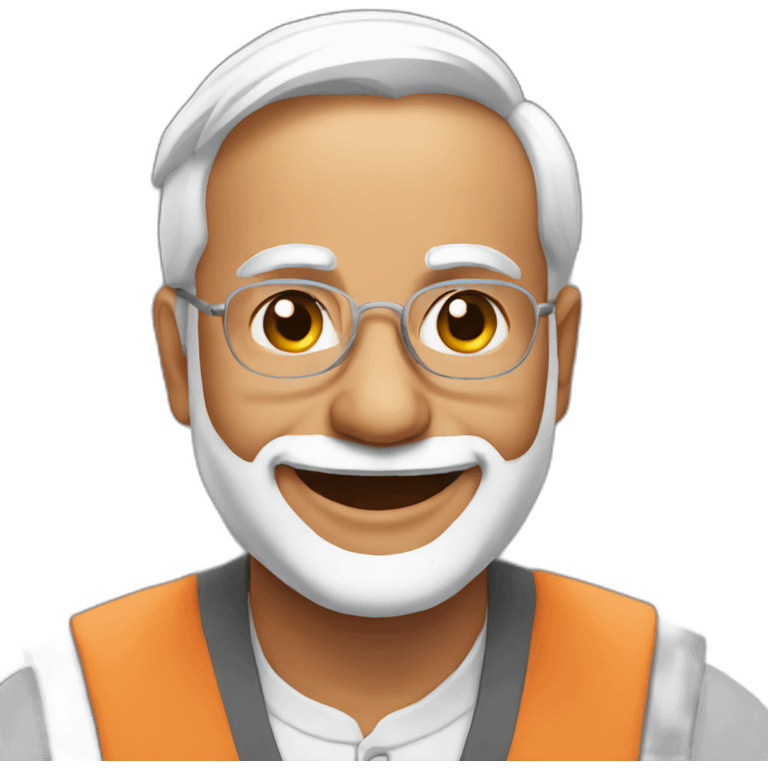 Modi smile emoji