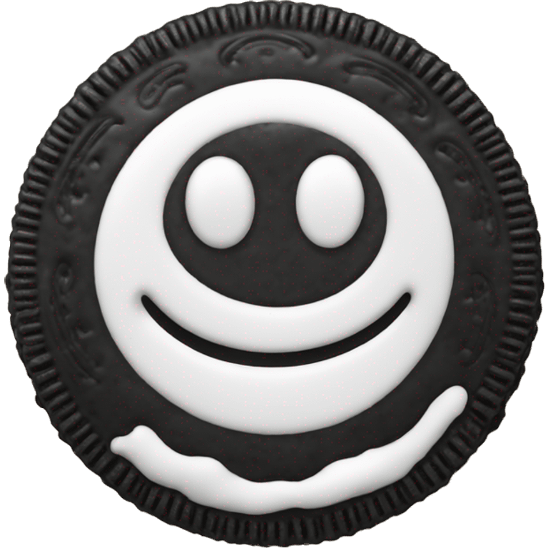 Oreo cookie emoji