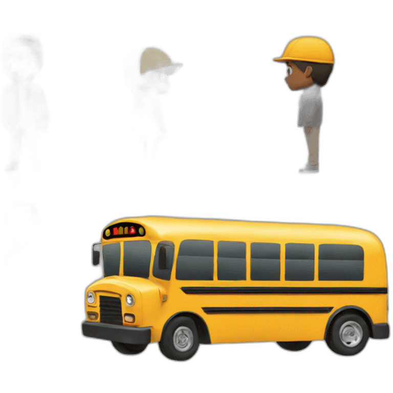 boy fall bus emoji