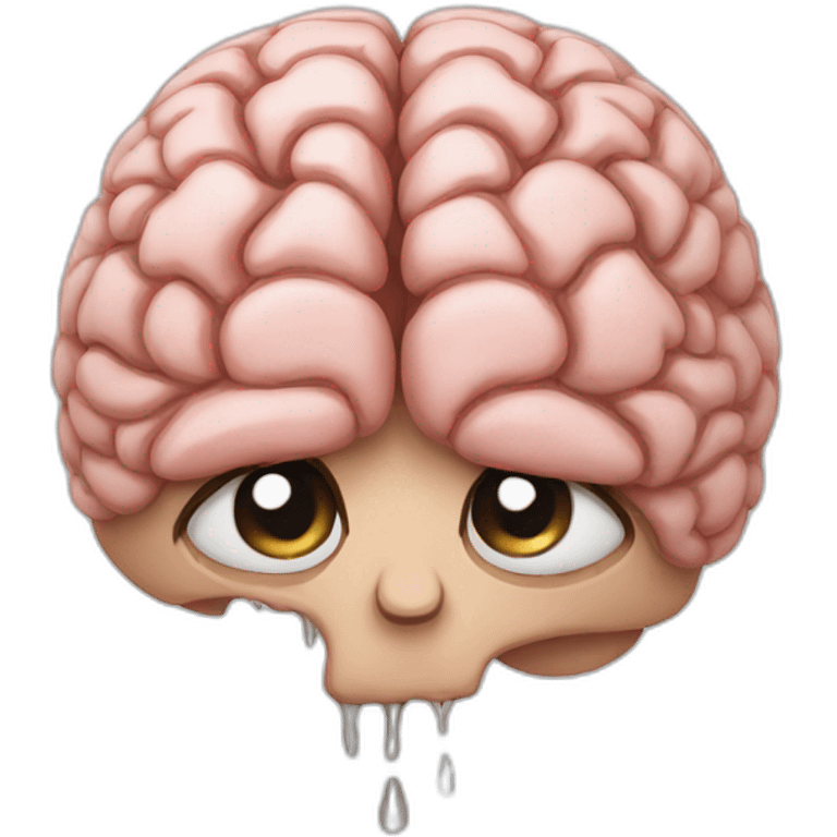 crying brain emoji