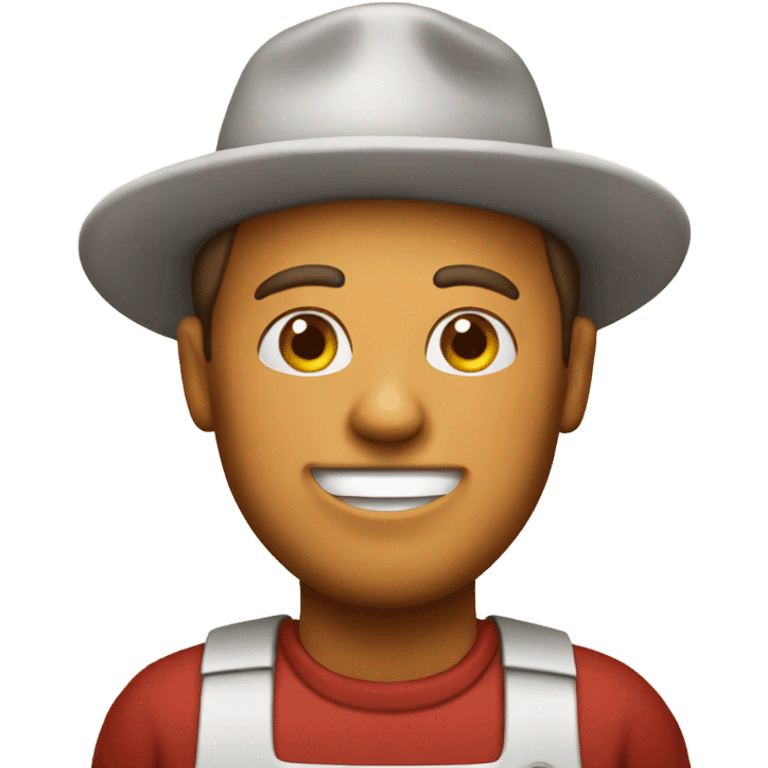 A burger man emoji