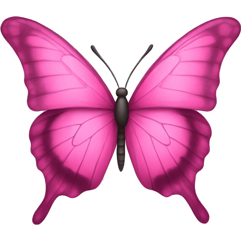 pink butterfly  emoji