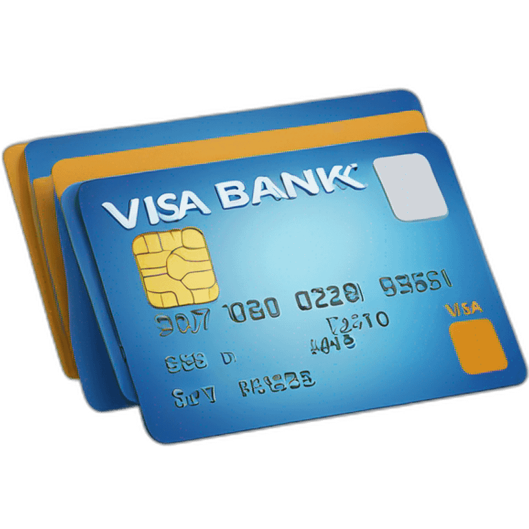 Visa blue bank card emoji