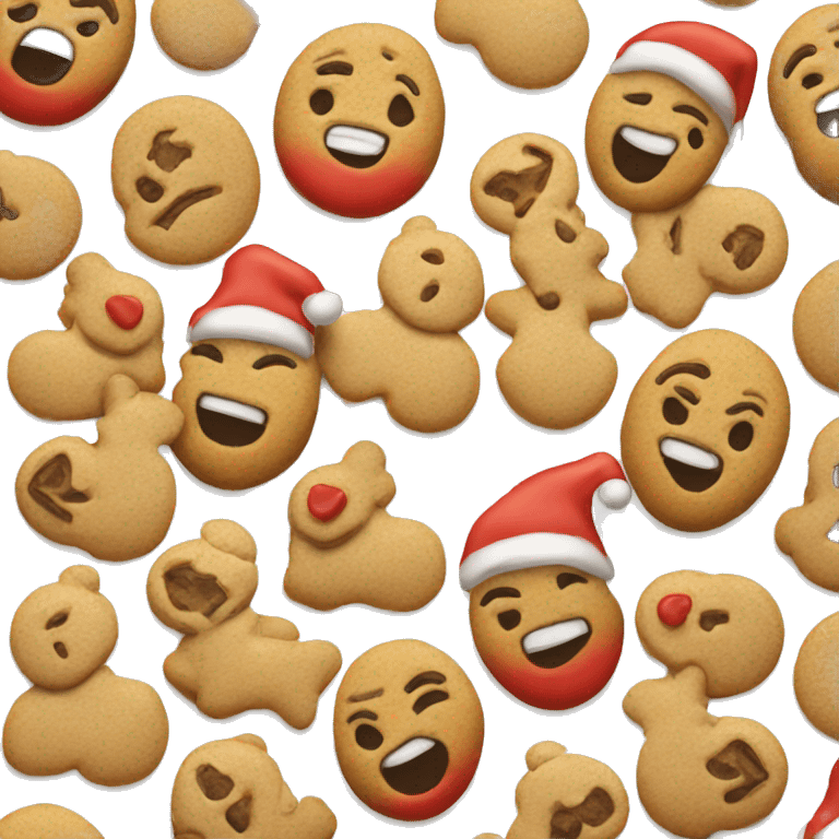 Christmas cookie emoji