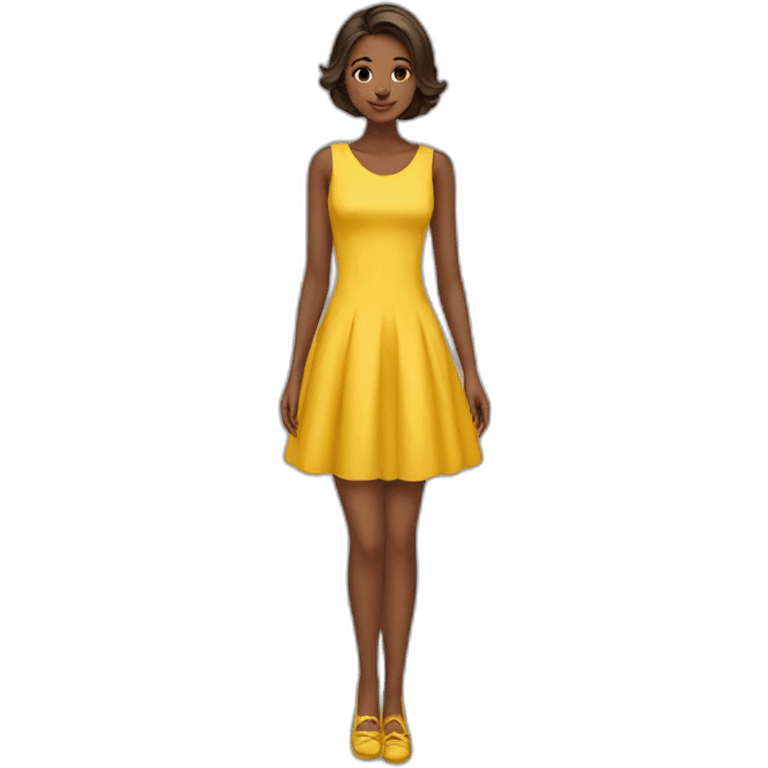 yellow dress emoji