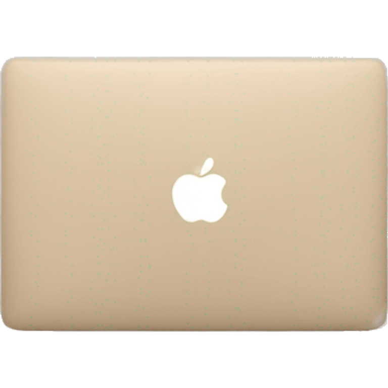 Beige macbook emoji