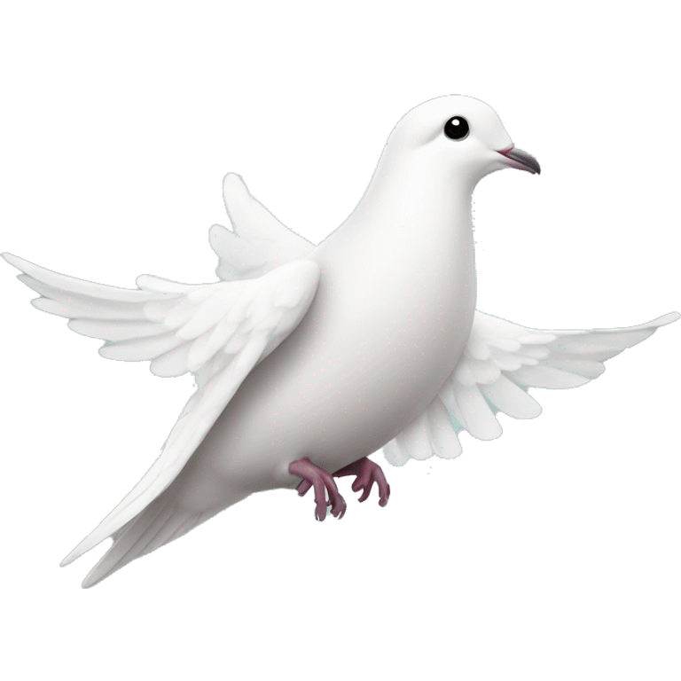 Dove with a halo emoji