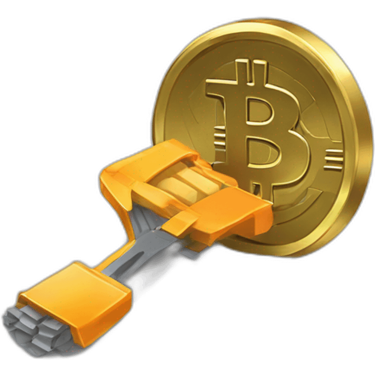 bitcoin crypto mining emoji