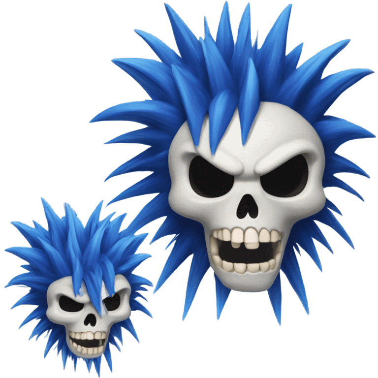 Sonic skull impressed emoji