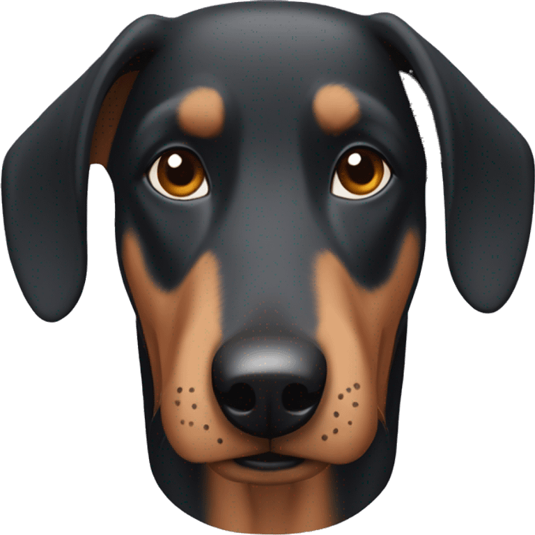 Sheepdog Doberman mix emoji