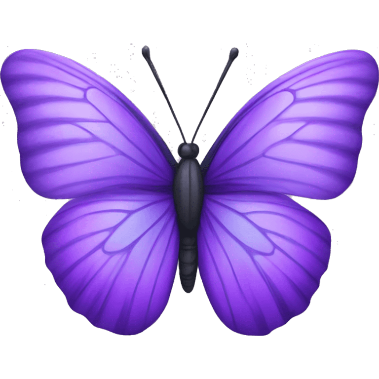 purple butterly emoji