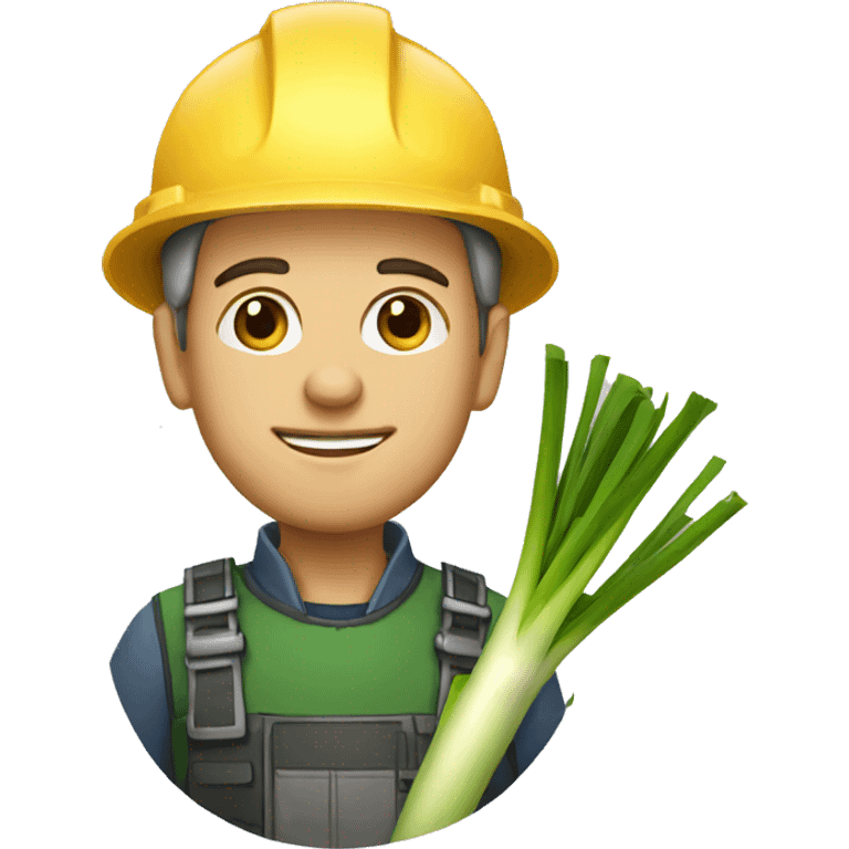 Leek engineer emoji