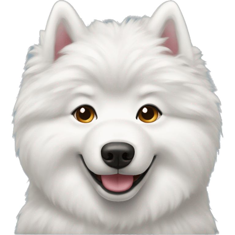 2 samoyed sisters emoji emoji