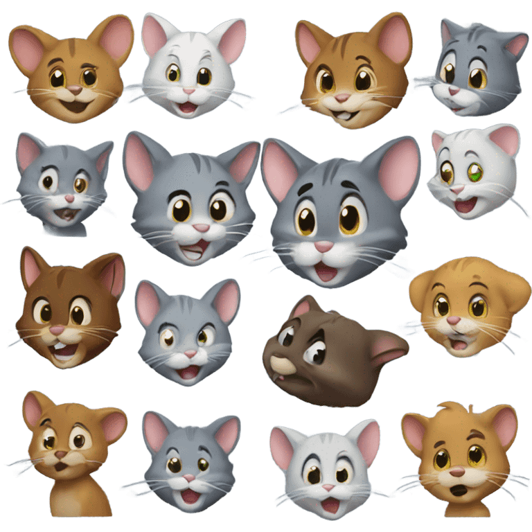 Tom and Jerry emoji