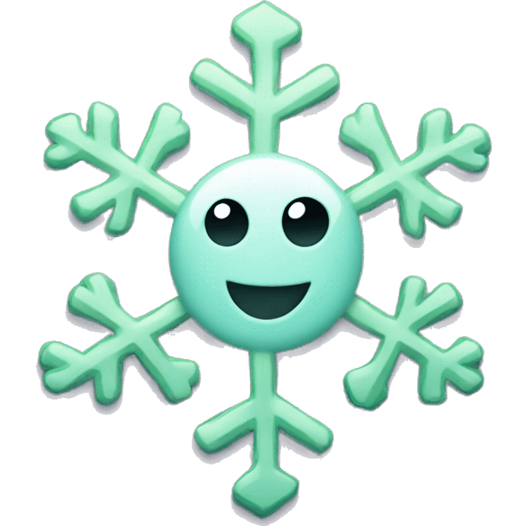 Snowflakes with cash   emoji