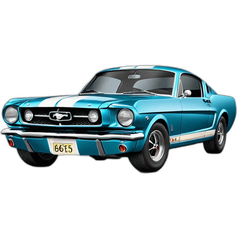 ford mustang fastback 1965 emoji