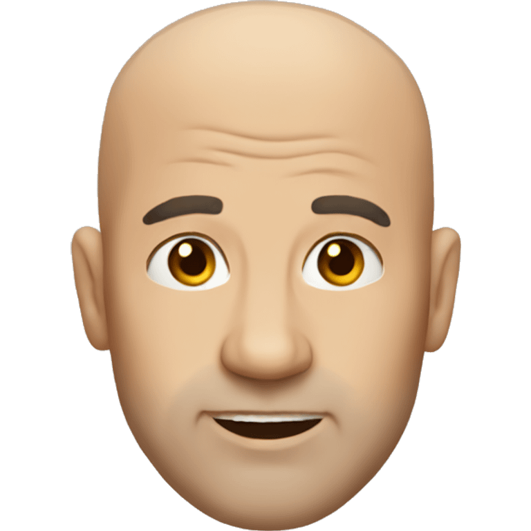 bald man emoji