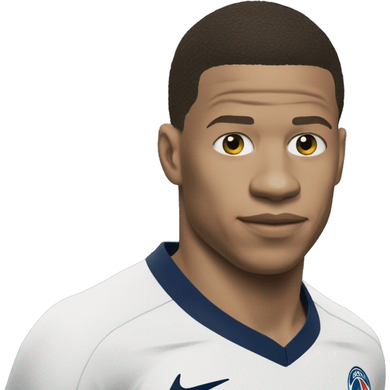 Mbappé qui embrasse  emoji