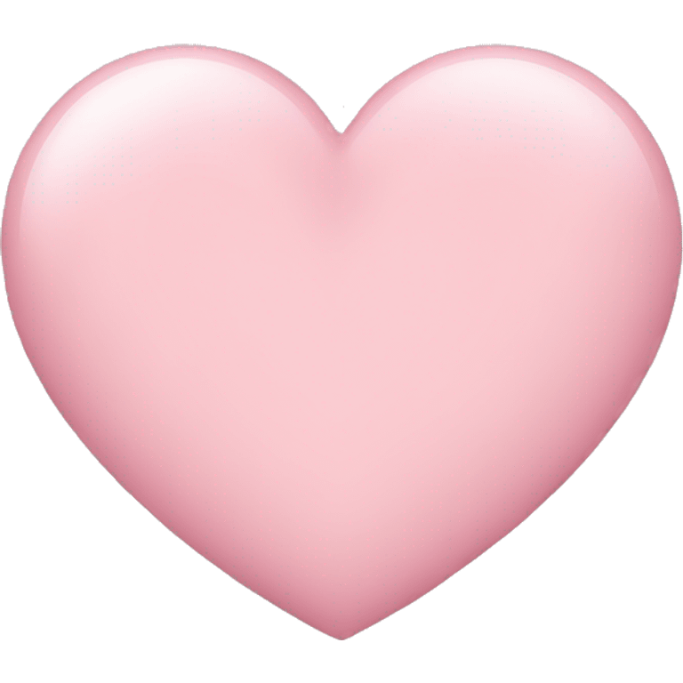 Light pink heart emoji