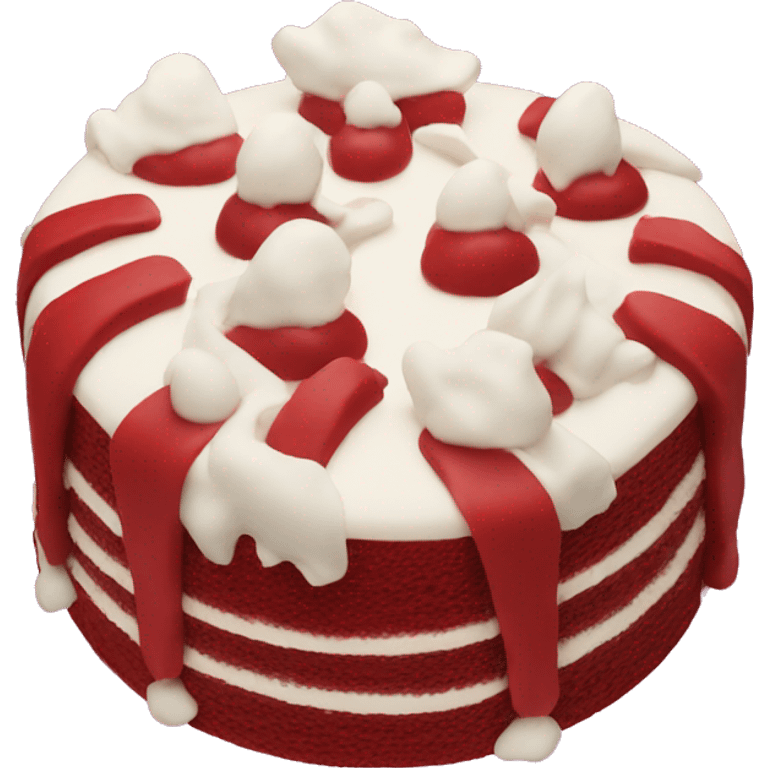 red velvet cake emoji