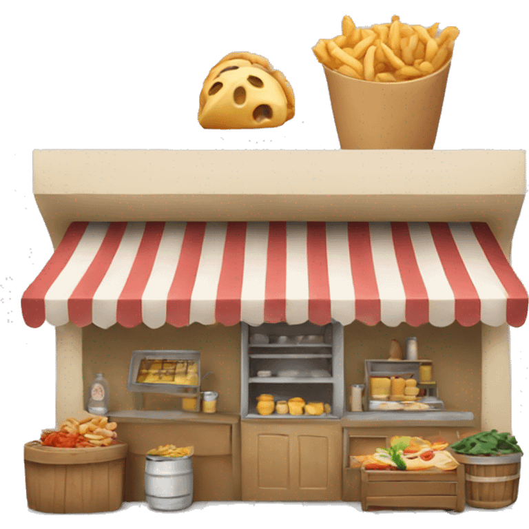 Greek street food shop emoji