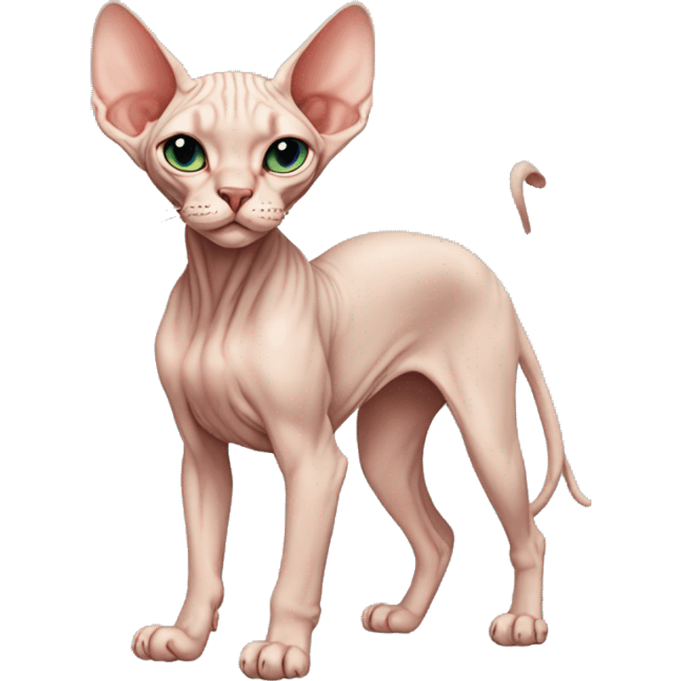 Sphynx Full Body emoji