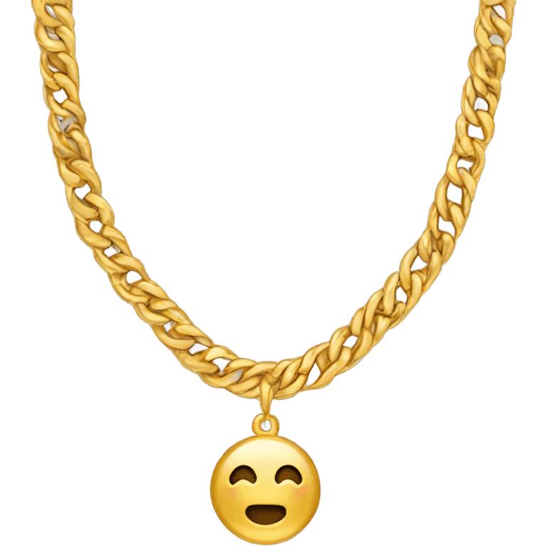 Gold Necklace  emoji