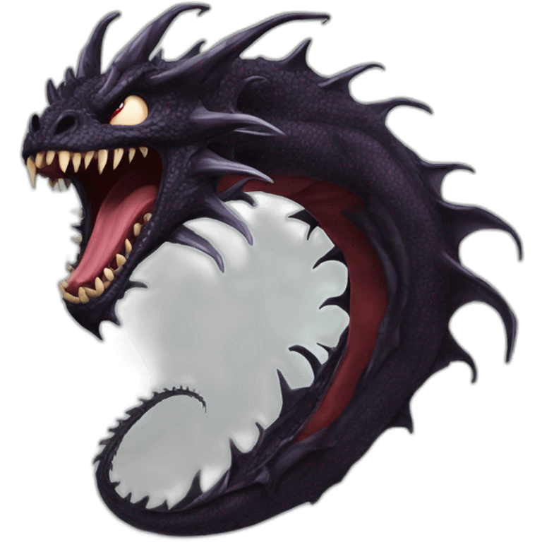 Carnage symbiote dragon emoji